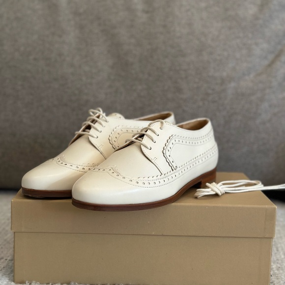 Sezane Derbies Paul - Ecru Lisse - Picture 7 of 7